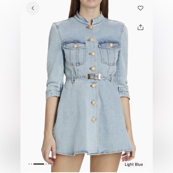 Generation Love Dresses & Skirts - Generation LoveMackenzie Belted Denim Minidress NWT XS